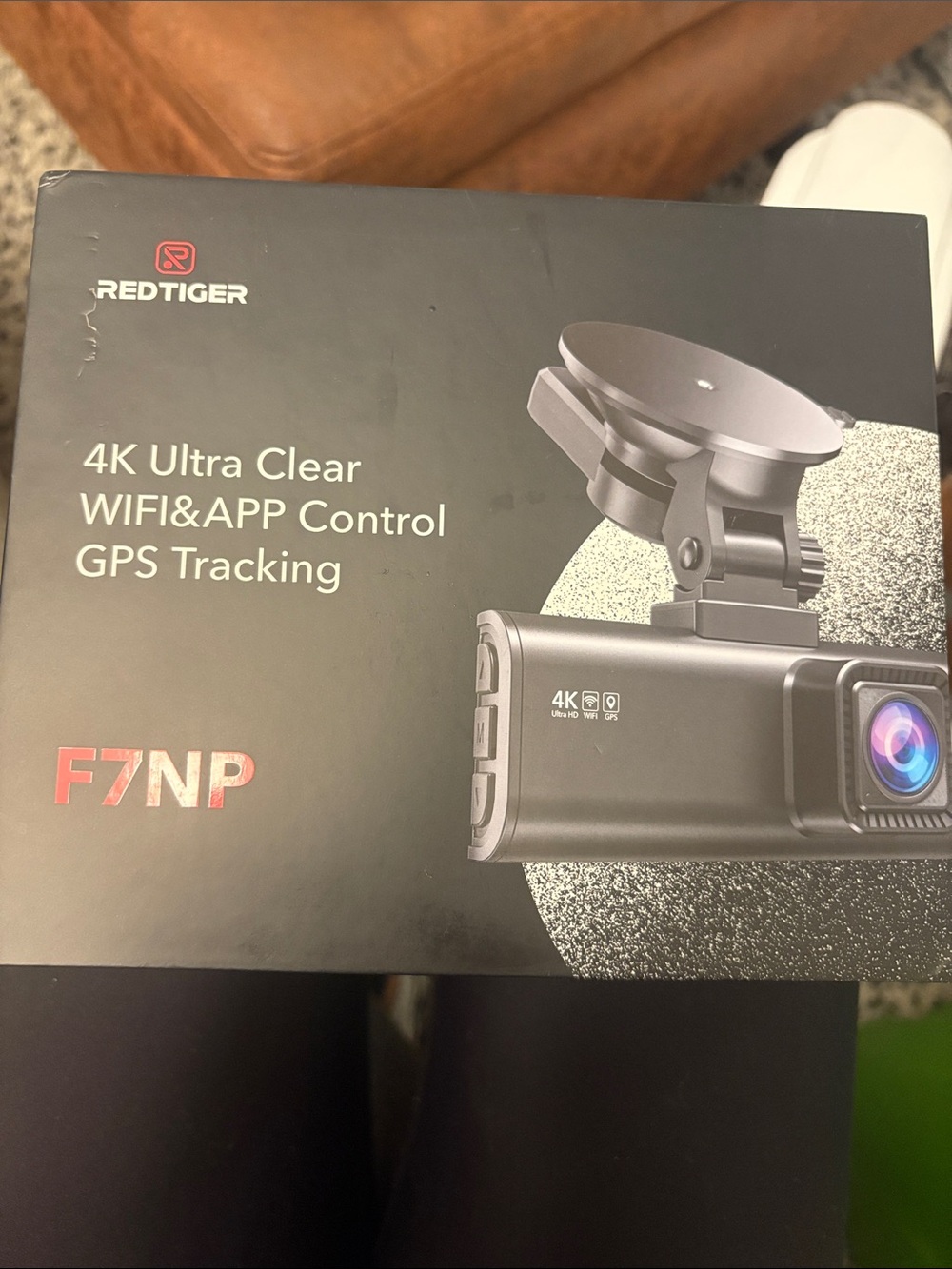 Redtiger F7NP 4K Dash Cam with WiFi & GPS - Black